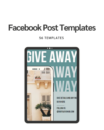 Facebook Post Templates (56 templates)