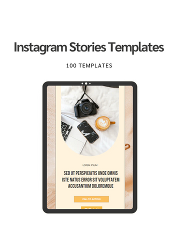 Instagram Stories Templates (100 templates)